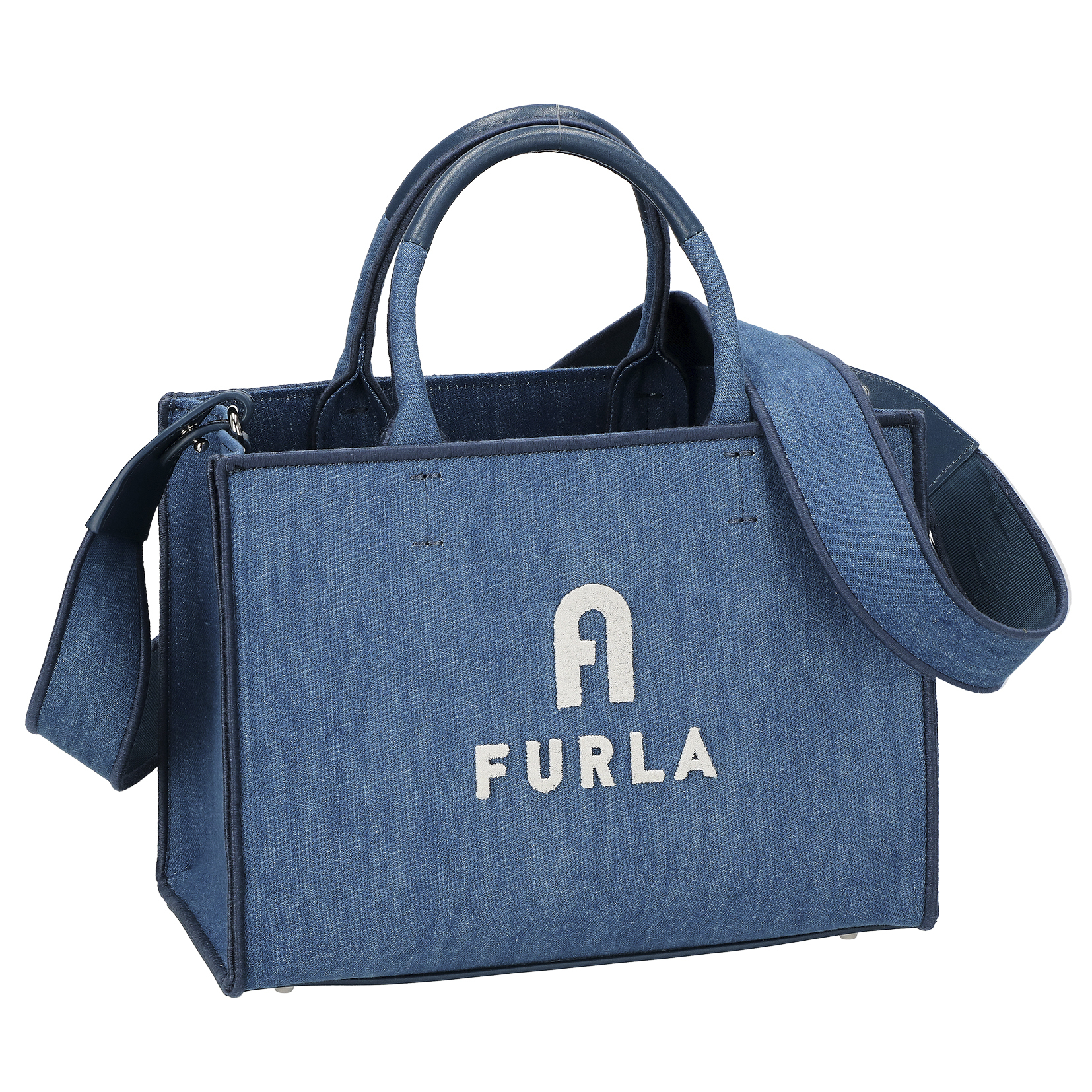 フルラ FURLA トートバッグ 2WAY OPPORTUNITY S デニムブルー