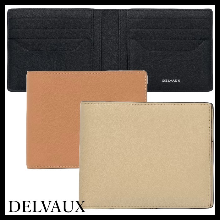 折りたたみ財布 DELVAUX Livre Wallet in Rodeo Calf