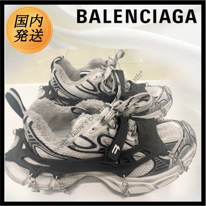 【国内発送★BALENCIAGA】SKIWEAR ロングスリーブ Tシャツ