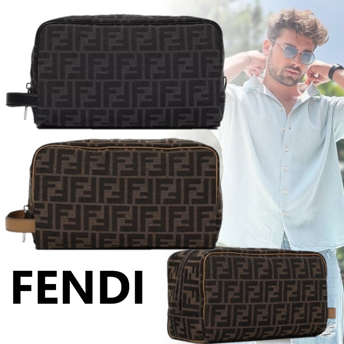 国内直営**FENDI** FFポーチ セカンドバッグ クラッチバッグ