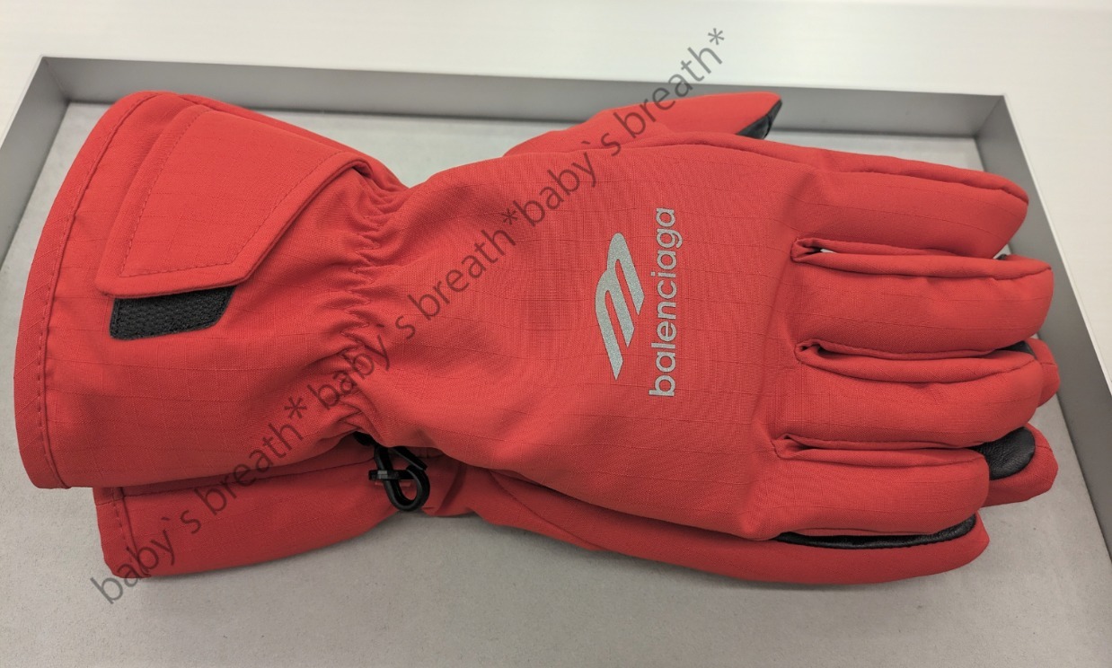 Men's 3b Sports Icon Ski Gloves in Black | Balenciaga US