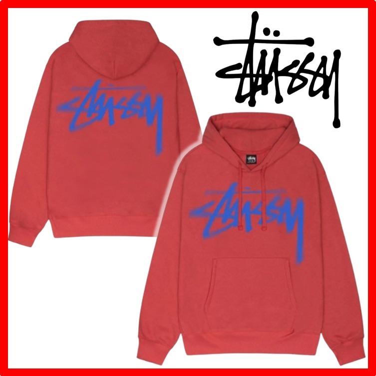 ★人気★【Stussy】★Stussy Dizzy Stock Hoodie★Pepper★