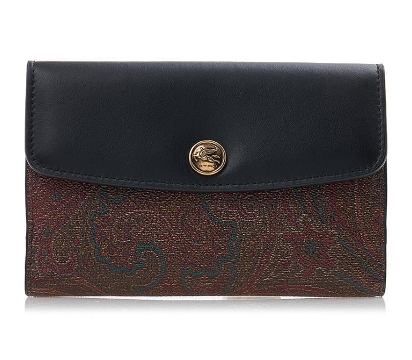 ETRO★ペイズリー 折りたたみ財布 1P040 8502 1