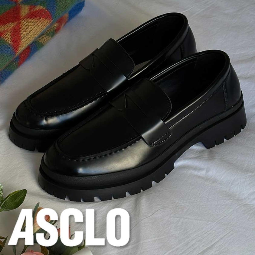ドレスシューズ・革靴・ビジネスシューズ ASCLO Yorke Penny Loafers