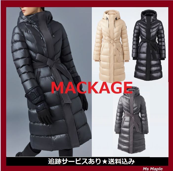 フード付☆【MACKAGE】モダンライトダウンコート♪