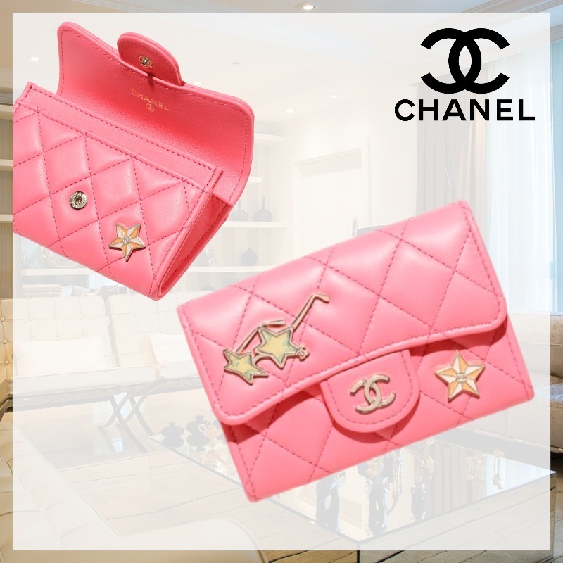 【24C☆ギフトにも】 CHANEL クラシック フラップ カード ケース