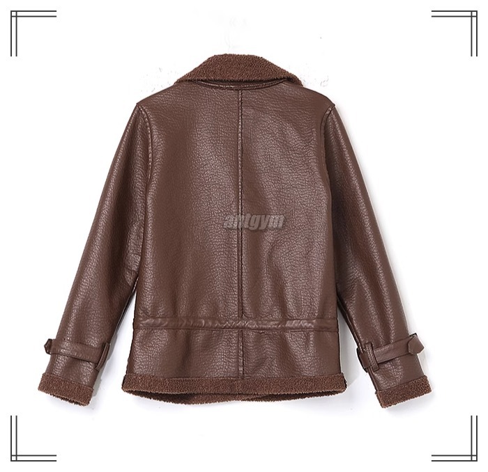 レザージャケット M~2XL ライダース風 裏ボア ストリート 2色 レザージャケット M~2XL ライダース風 裏ボア ストリート 2色