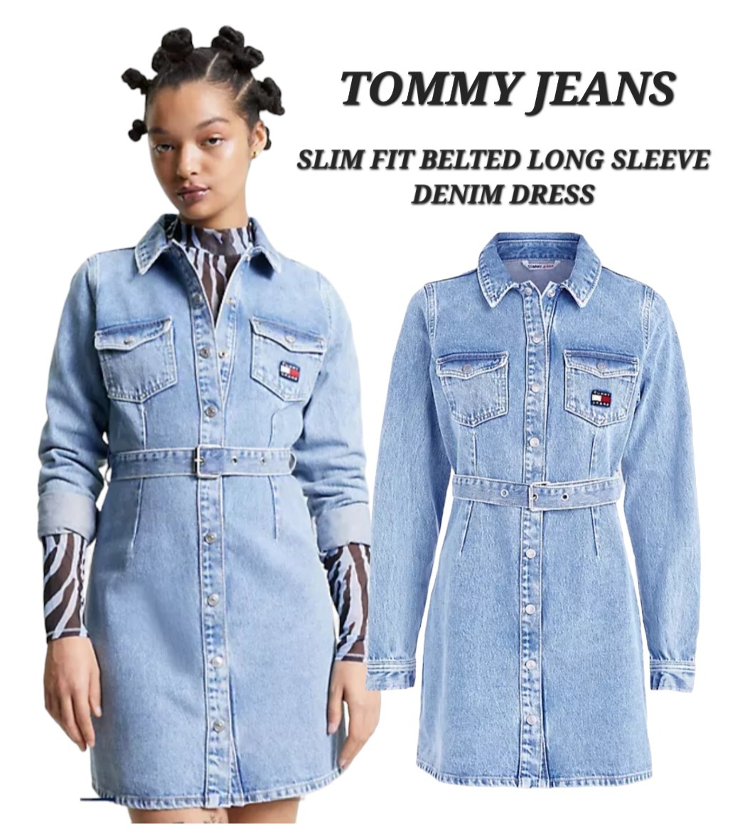 日本未入荷☆JEANS☆Slimfitデニムワンピース