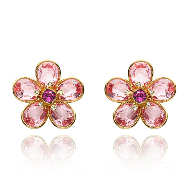 《SWAROVSKI》 5656635 FLOREREスタッドピアス