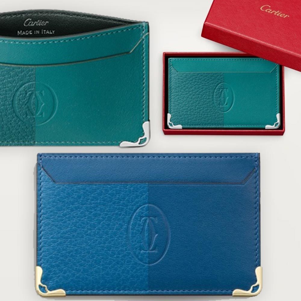【Cartier】 レザー シンプル カードホルダー ミニ財布 すぐ届く