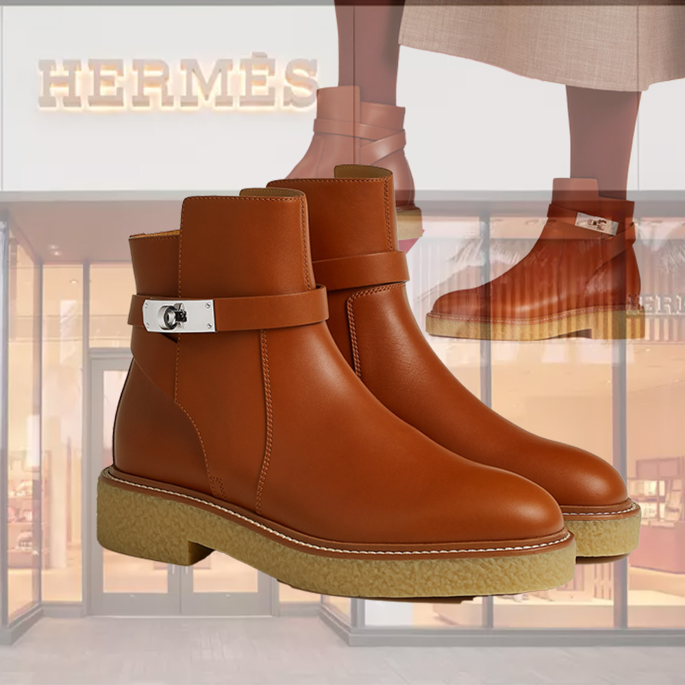 エルメス HERMES ネオ ケリー フレンチー ショートブーツ 靴