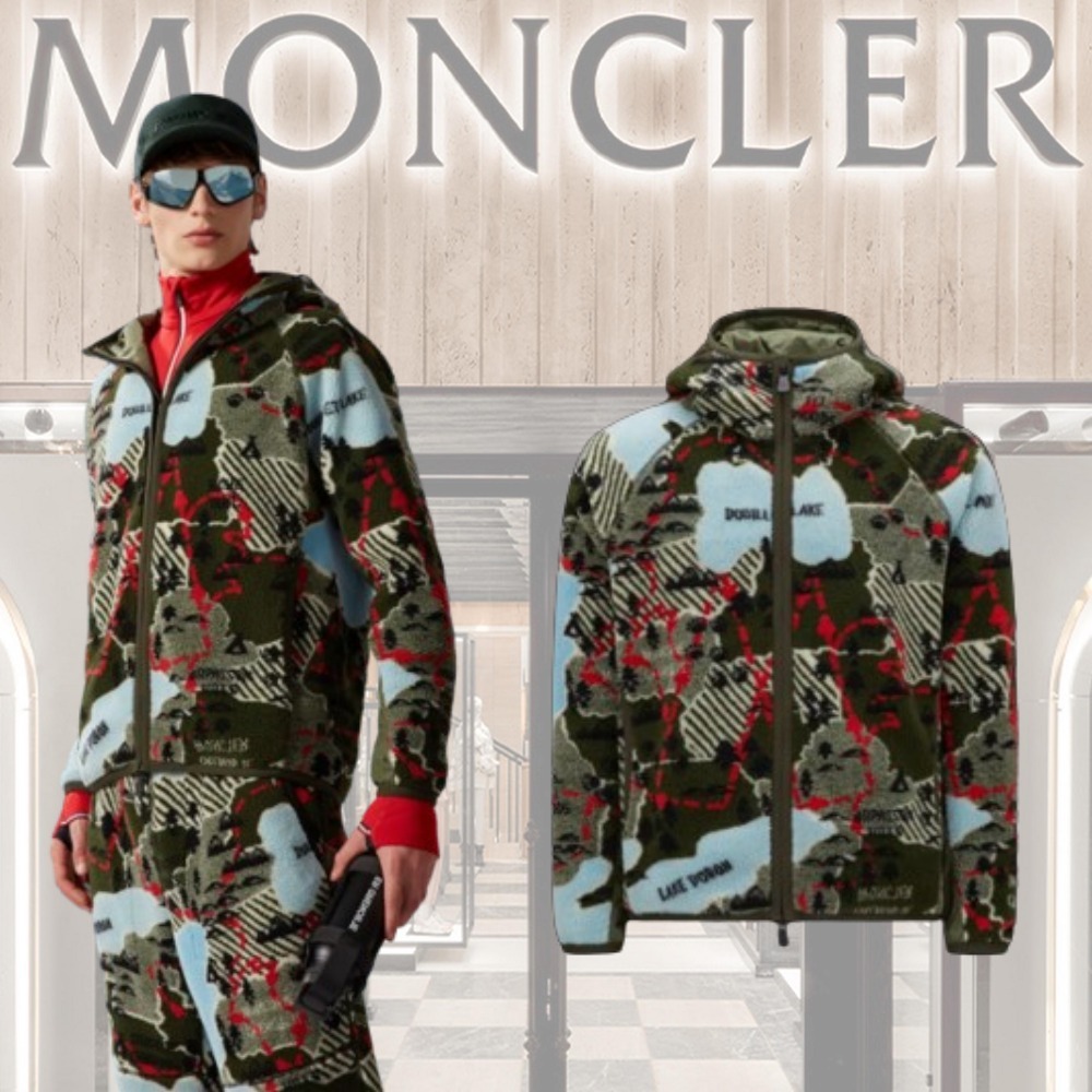 【MONCLER GRENOBLE】メンズ★FELPA★迷彩スウェットパーカー