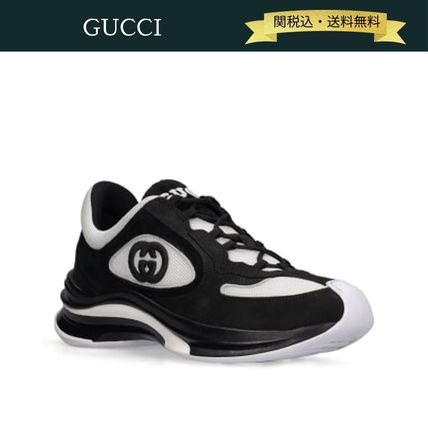 25新作 GUCCI グッチ G75 メンズ スニーカー スエード ブラック 210.jpg