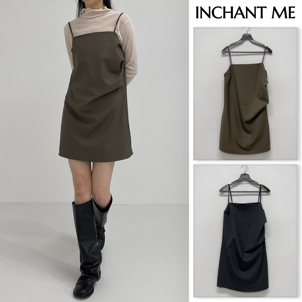 【INCHANT ME】Brini Shirring Mini One Piece