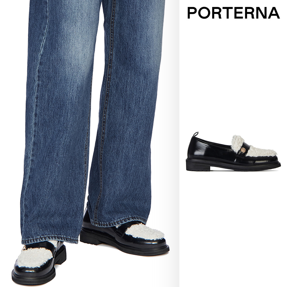 【PORTERNA】Day Pompom Loafers