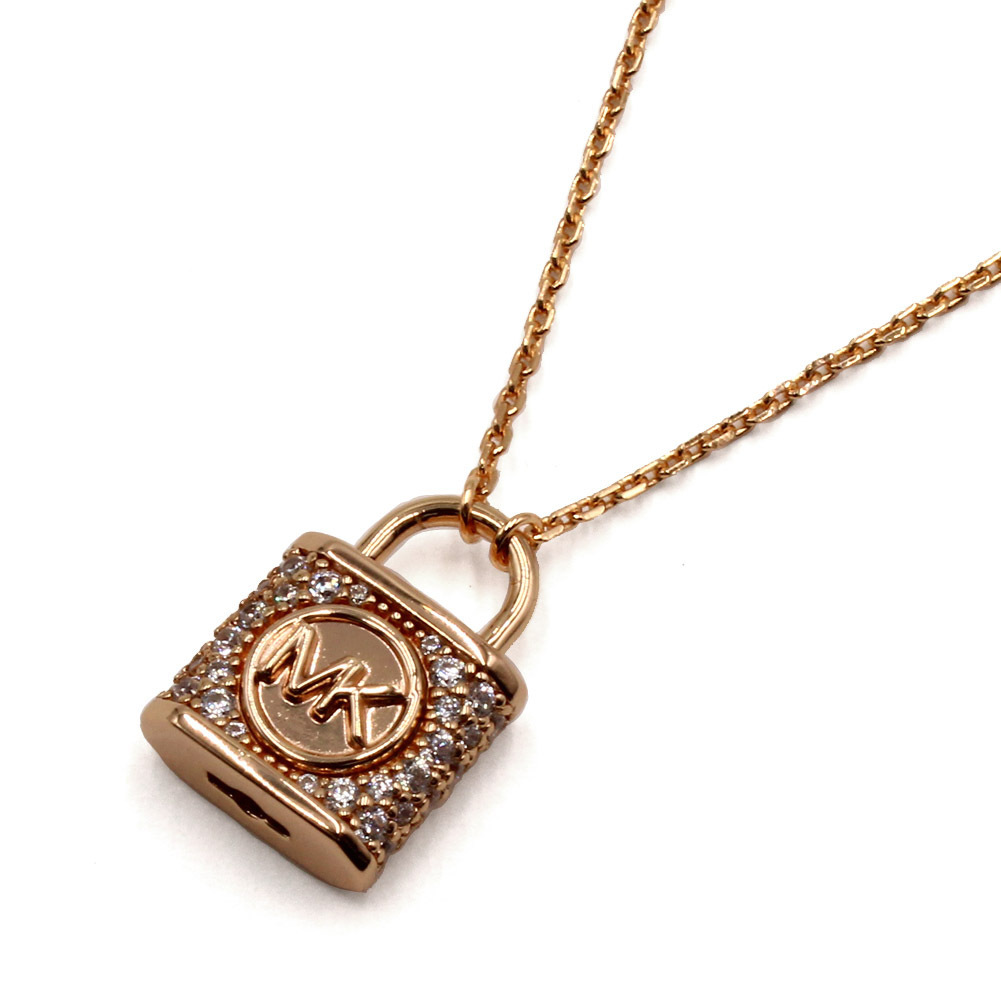 MICHAEL KORS ネックレスMKC1629AN791 LOCK NK RG NECKLACE GOLD