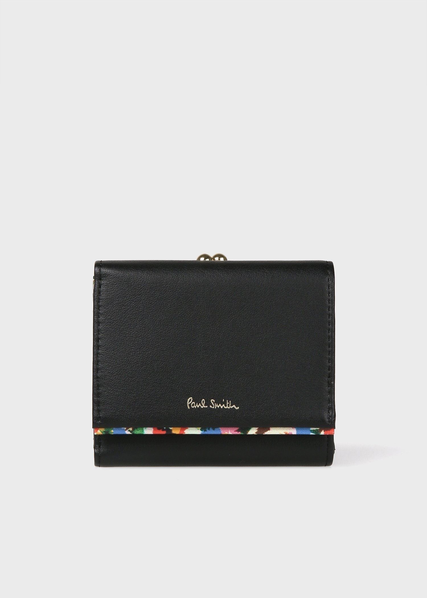 Paul Smith】マーガレットプリントトリム 3つ折り財布 財布・小物