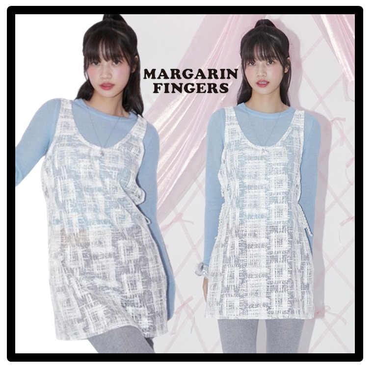 ★関税込★Margarin Fingers★SEQUINED TWEED ONE-PIECE★
