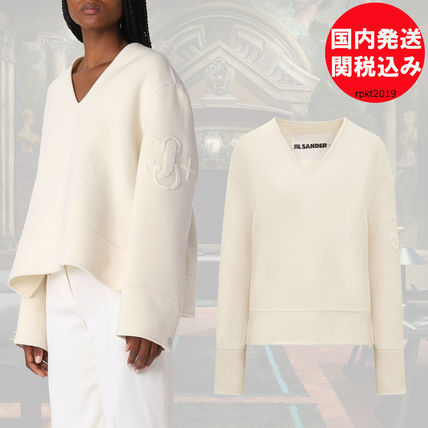 Vネック Jil Sander(ジルサンダー) Tシャツ・カットソー(レディース Vネック Jil Sander(ジルサンダー) Tシャツ・カットソー(レディース