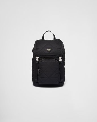 PRADA Backpacks Unisex Canvas Street Style A4 2WAY 3WAY Plain Leather Logo