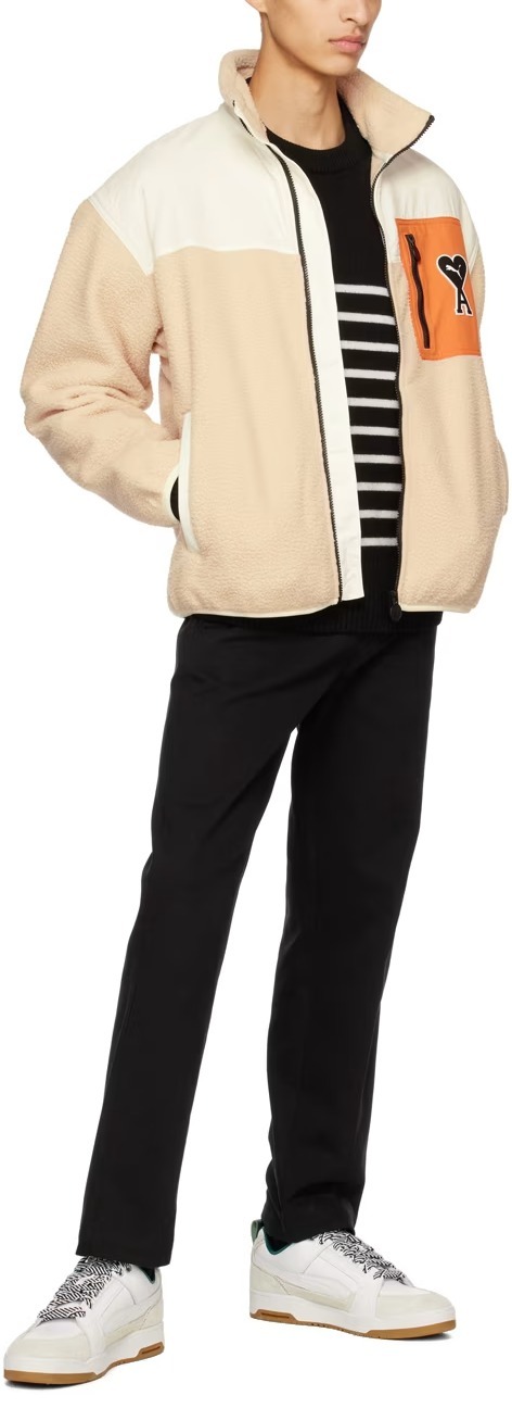 AMI PARIS* PUMA x AMI Sherpa Jacket ロゴ ブルゾン 送料関税込