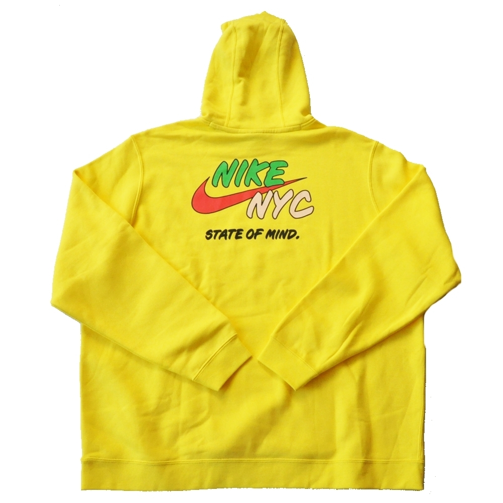 パーカー・フーディ NIKE TENNIS CLUB NIKE NYC STATE OF MIND SWEAT HOODIE YELLOW