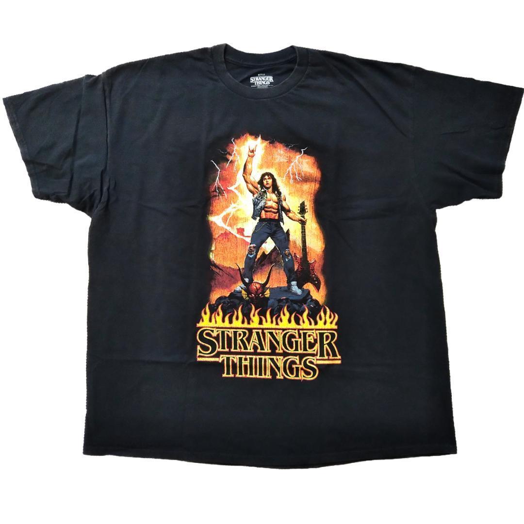 ストレンジャー・シングス ヴィンテージ加工Ｔシャツ エディ