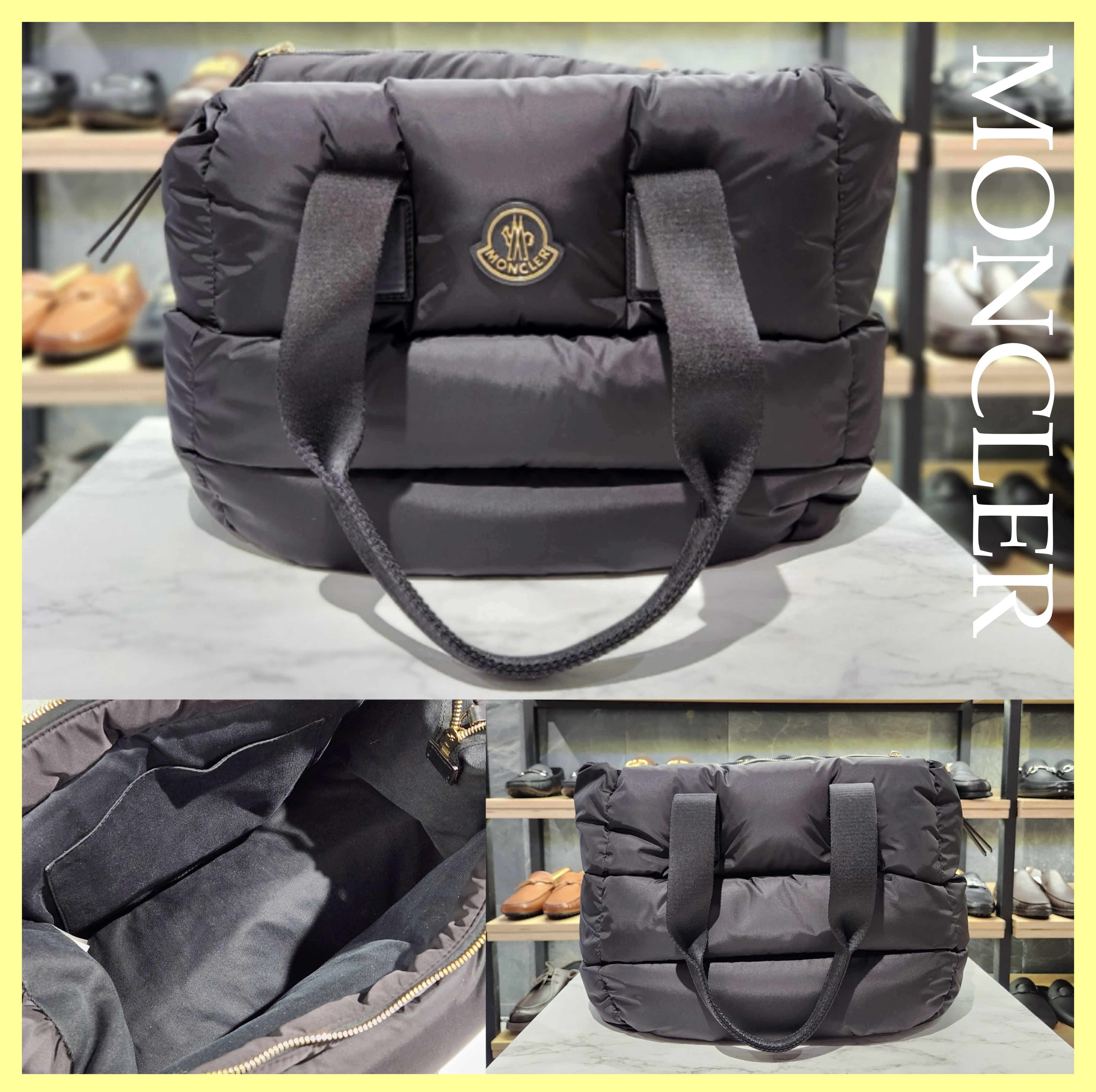 【関税込み】 ☆MONCLER☆ ロゴ CARADOC トートバッグ