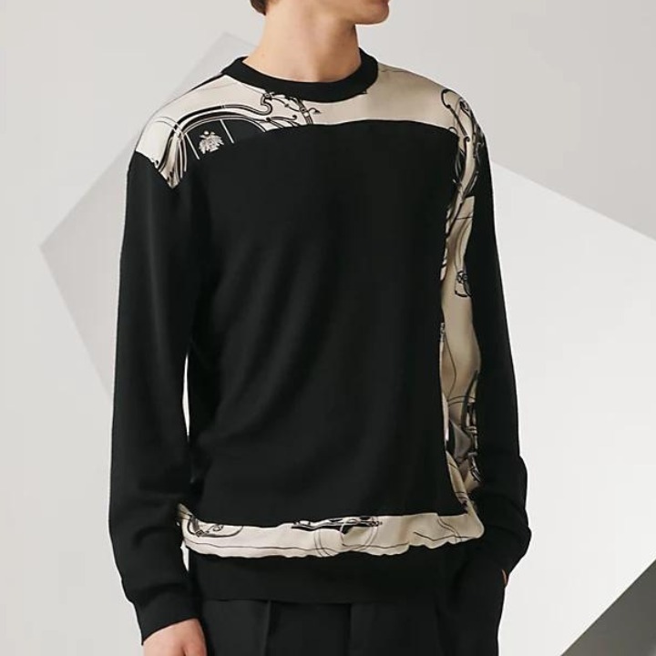 エルメス【Hermes】黒 ニットXS ☆平野紫耀さん着用☆