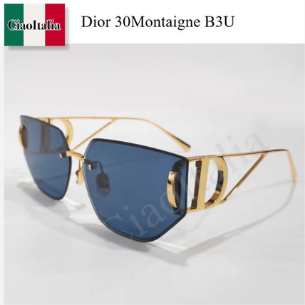 Dior /ディオール/ゴールドトーンキャットアイサングラス DIOR EYEWEAR シグネチャー キャットアイ アセテート＆ゴールド