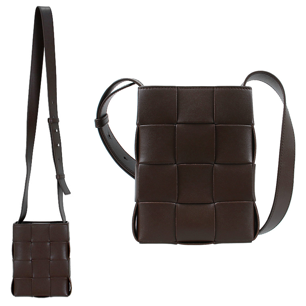 関税負担なし☆BOTTEGA VENETA カセットミニ クロスボディバッグ