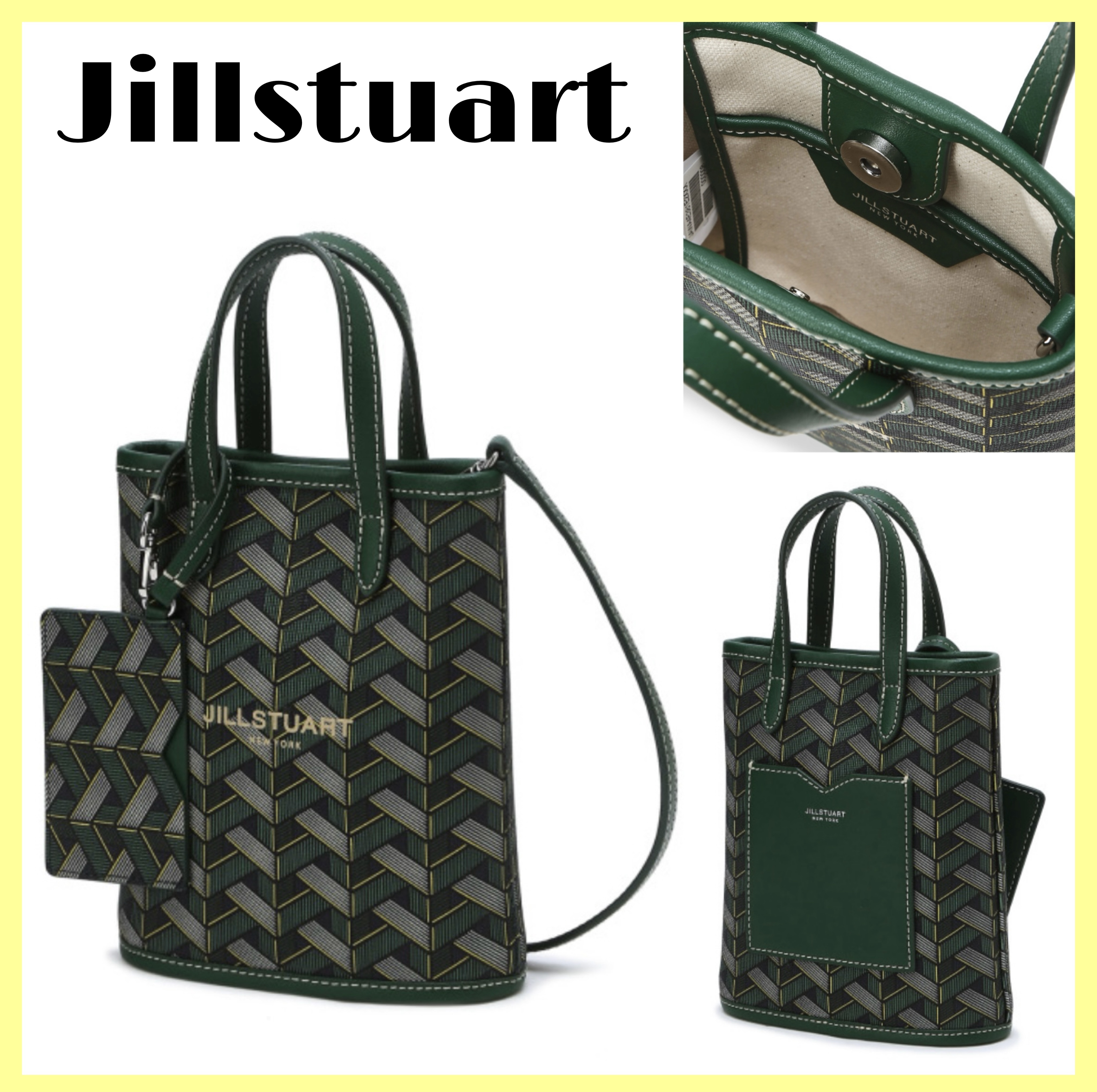 ☆JILLSTUART☆ ROSELLA CHILLING パターン ミニ クロスバッグ