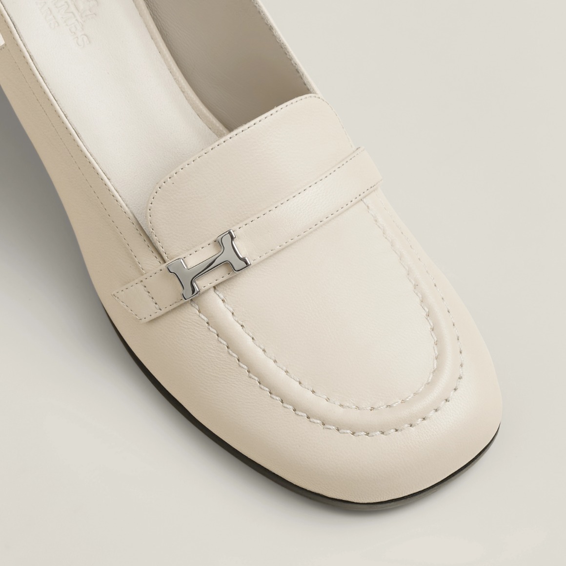 HERMES 最新作 ミュール パンプス 本革レザー デニム Infinie 50 HERMES 最新作 ミュール パンプス 本革レザー デニム Infinie 50