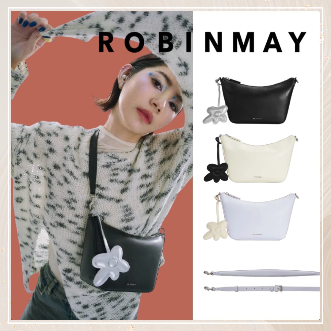 追跡有★ROBINMAY お花チャーム付 2WAY ショルダーバッグ WB118