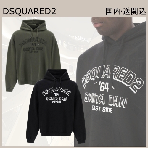 VIP★DSQUARED2 ロゴ スウェットパーカー フーディ