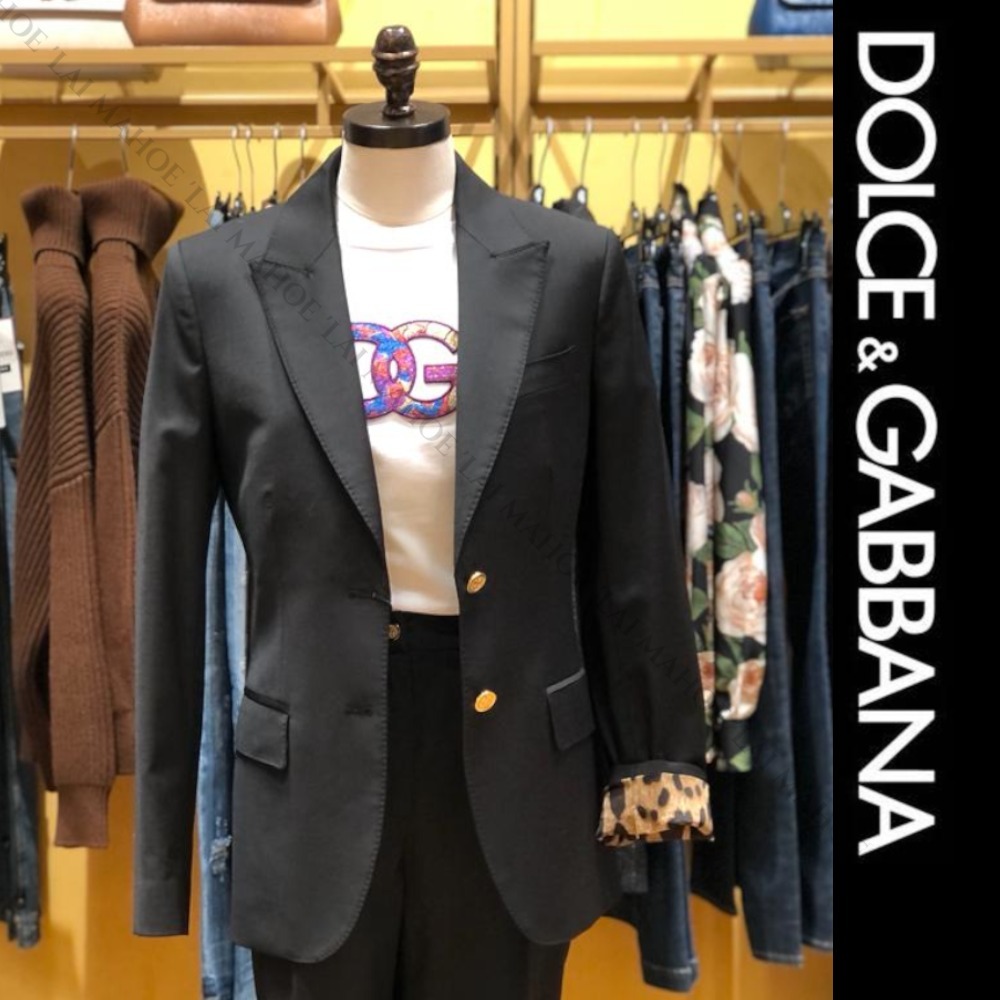 DOLCE&GABBANA レオパード テーラードジャケット