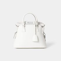 Maison Margiela 5AC 2WAY Plain Leather Logo Handbags