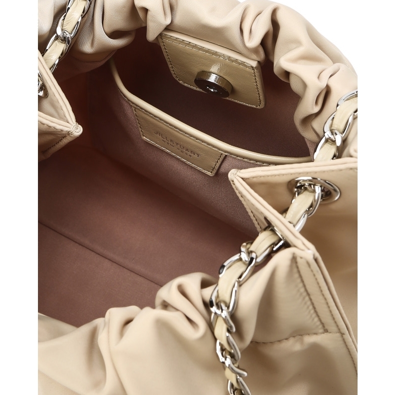 ★JILLSTUART★COCO CHAIN SILVER DECORATED NYLON CHAIN BAG M ☆JILLSTUART☆COCO CHAIN SILVER DECORATED NYLON CHAIN BAG M