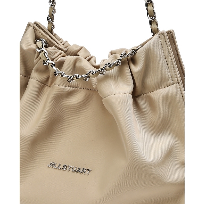 ★JILLSTUART★COCO CHAIN SILVER DECORATED NYLON CHAIN BAG M ☆JILLSTUART☆COCO CHAIN SILVER DECORATED NYLON CHAIN BAG M