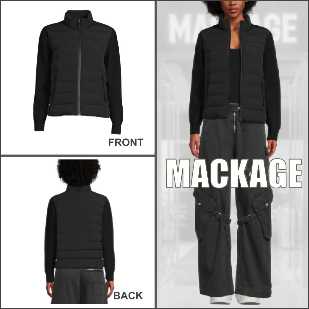 【MACKAGE】マッカージュ ライト ダウンジャケット ブラック