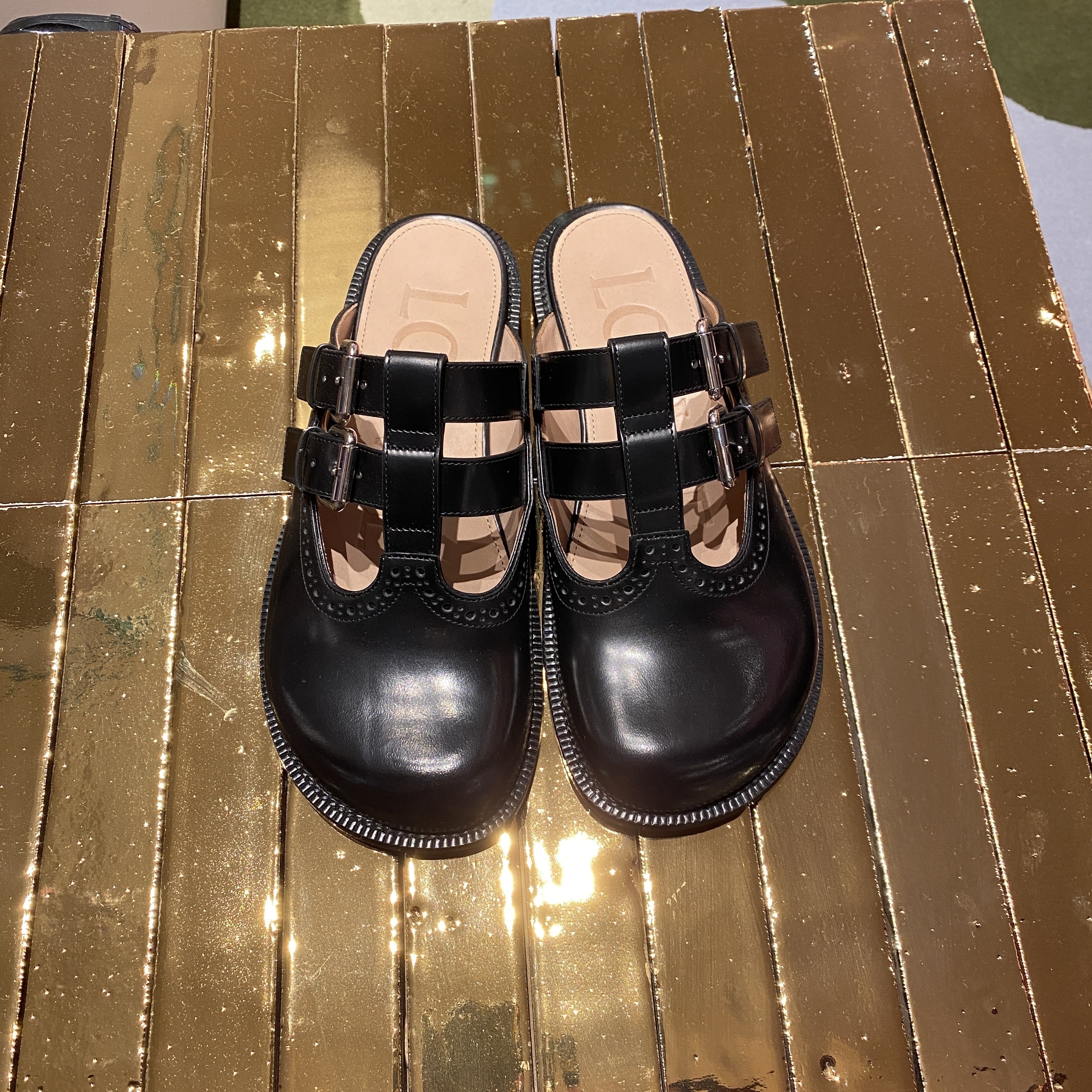 LOEWE☆カンポメリージェーンミュール_パリ発