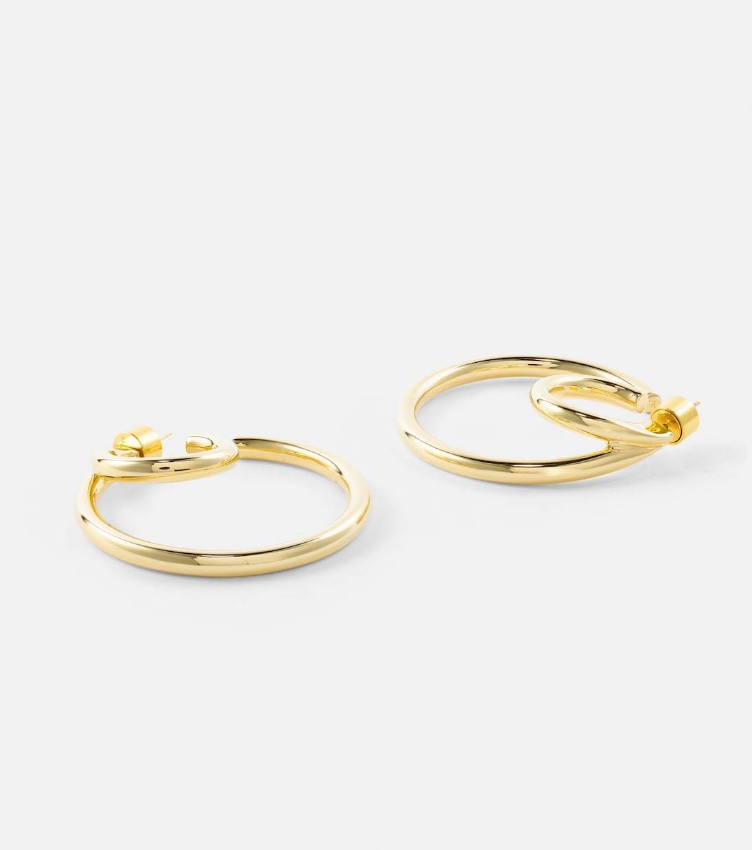 Jennifer Fisher☆ダブルツイスト 14Kゴールド フープ ピアス Jennifer Fisher☆ダブルツイスト 14Kゴールド フープ ピアス
