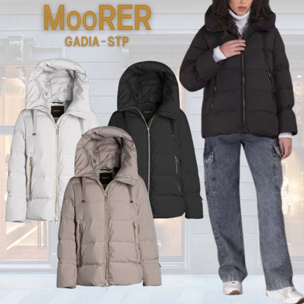 直営店買付【MooRER】GADIA-STP ダウンジャケット ピーコート