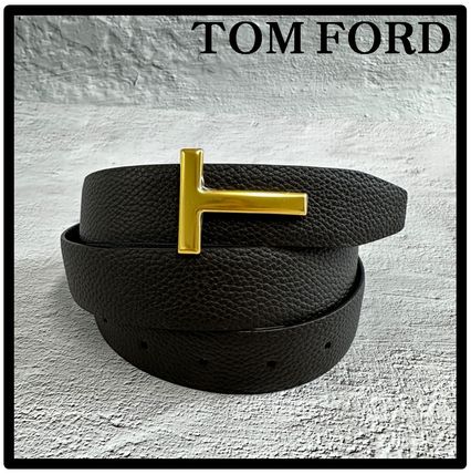 TOM FORD トム・フォード リバーシブル ロゴ ベルト | ブルー