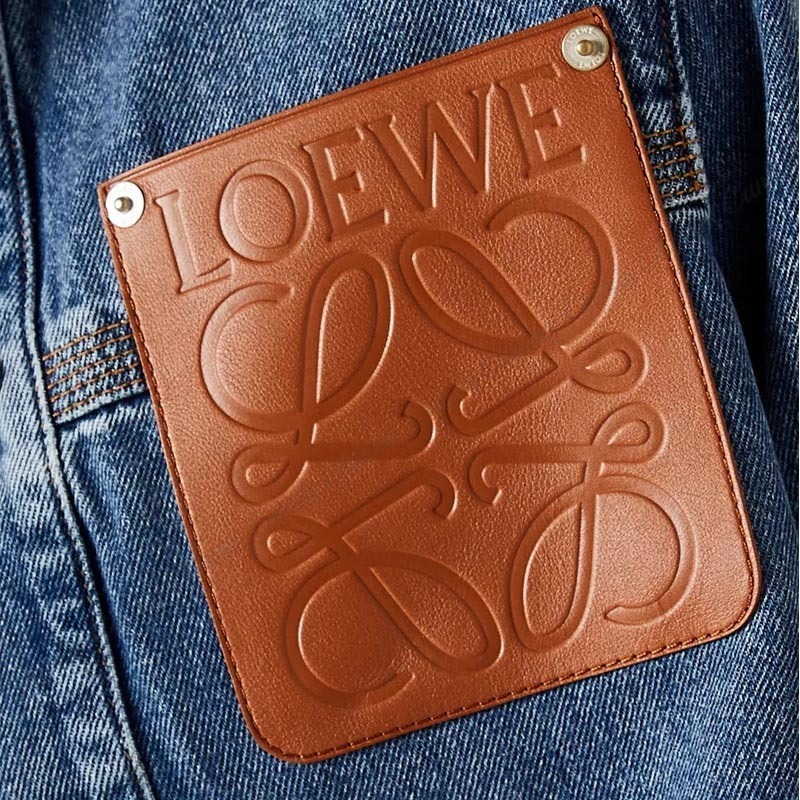 【24SS NEW】LOEWE_women / コットン&リネン デニム ジャケット 24SS NEW】LOEWE_women / コットン&リネン デニム ジャケット