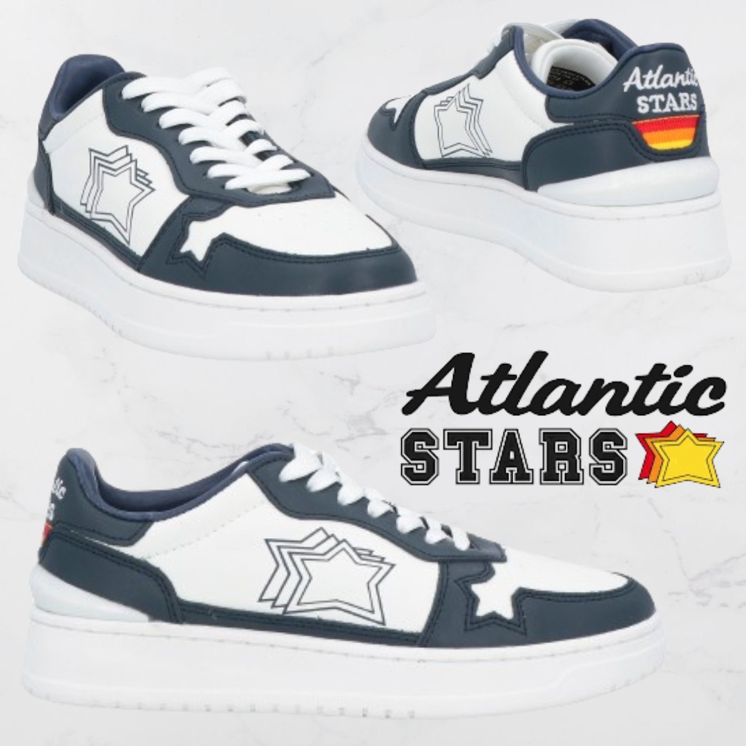 Atlantic Stars* アトランティック ロゴ レザー スニーカー