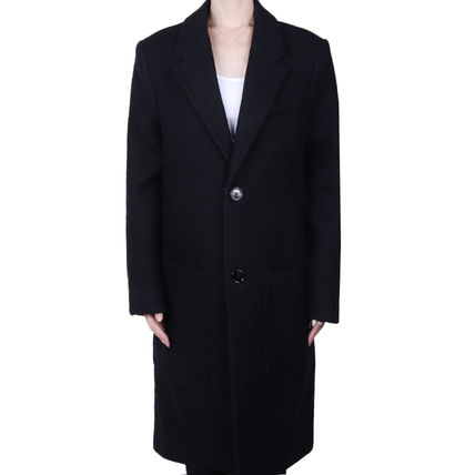 AMI PARIS｜アミパリ レディース ウール カシミア コート AMI PARIS(アミ パリス) コート(レディース) - 海外通販のBUYMA