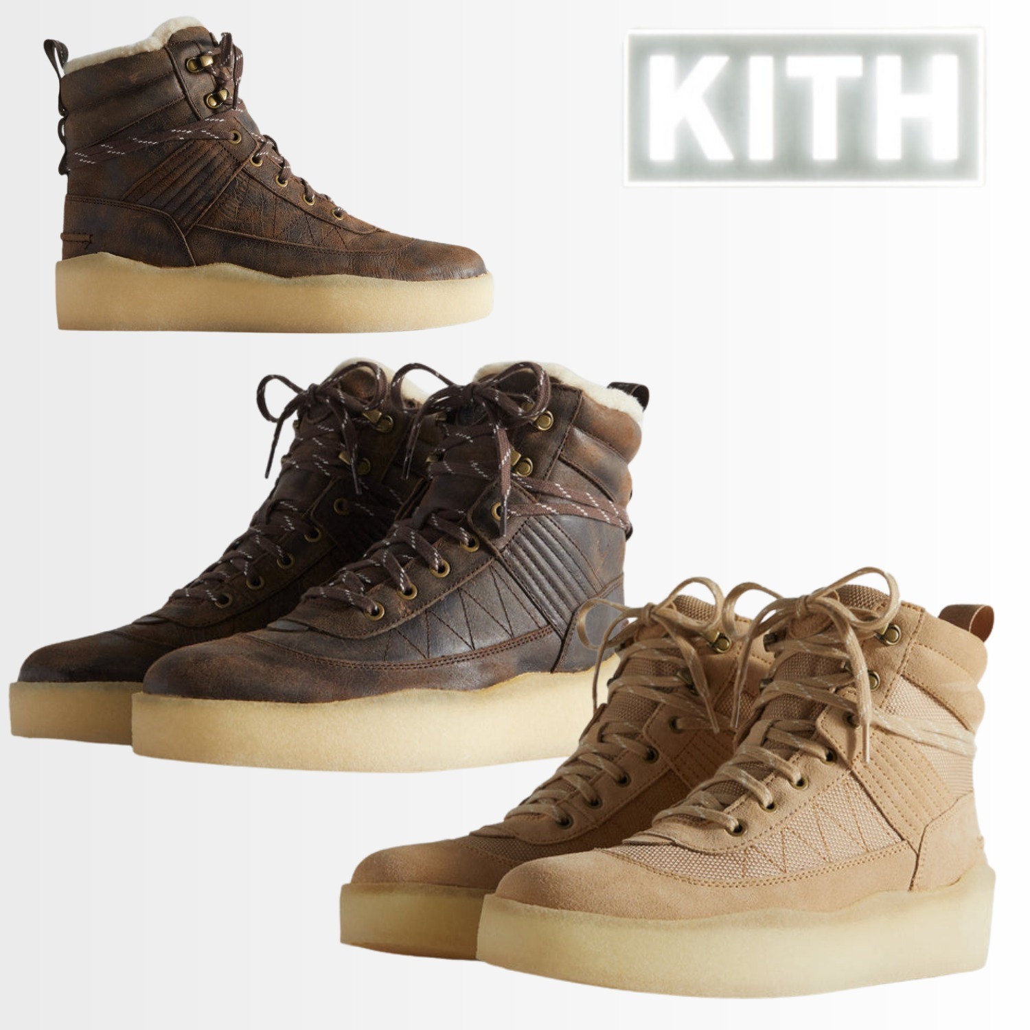 KITH キス Ronnie Fieg Clarks Originals 8th St Rushden ブーツ
