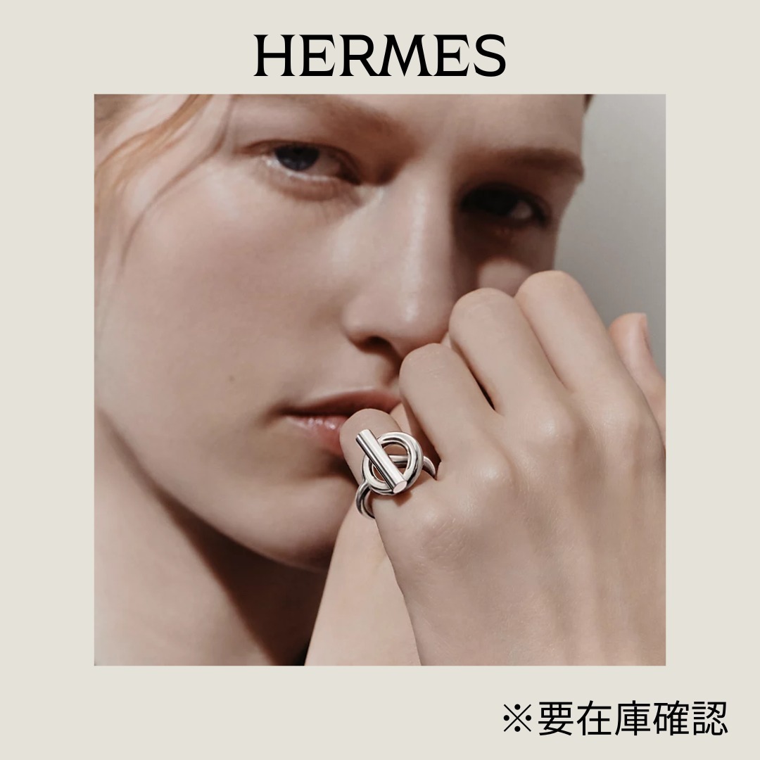 【HERMES】Echappee Hermes ring, large model