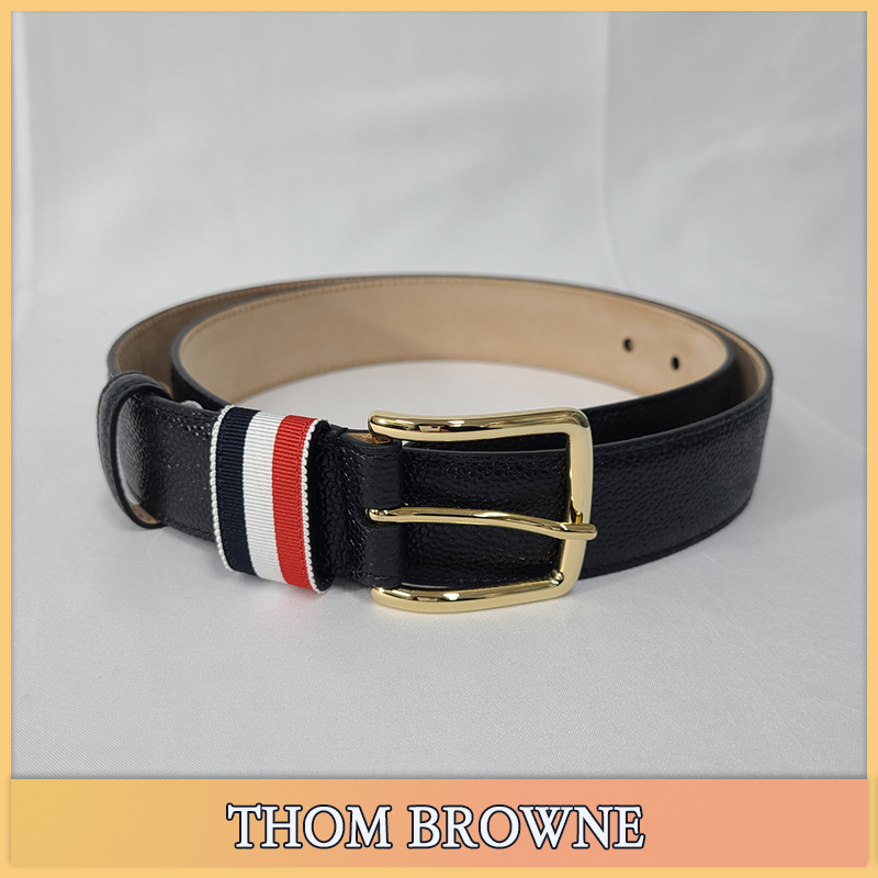 【THOM BROWNE】送料・関税込★ログランカフスキンベルト